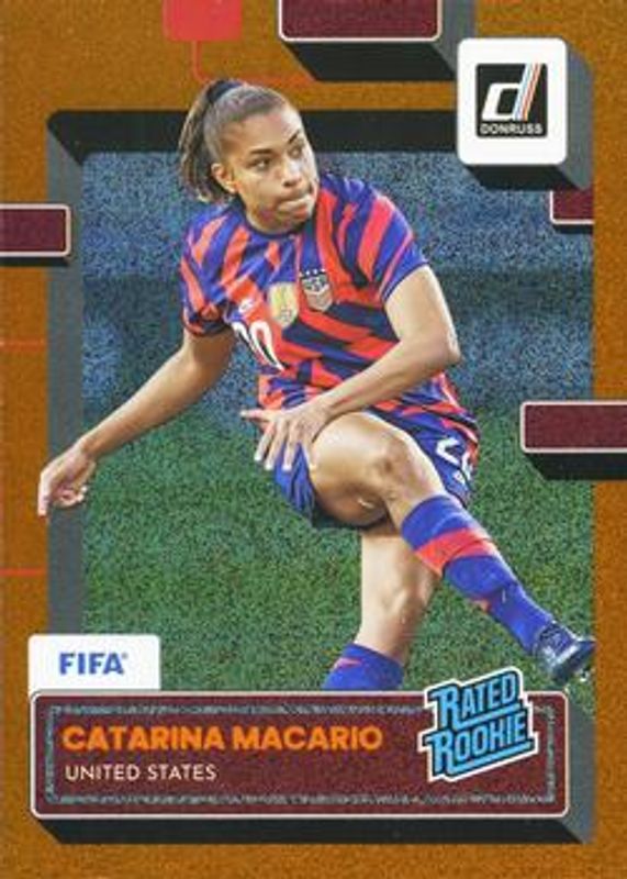 Catarina Macario 2022 Donruss #191 Orange Rookie RAW