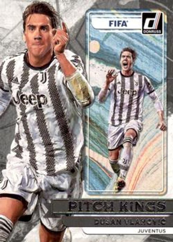 Dusan Vlahovic 2022 Donruss #22 Pitch Kings - Silver RAW