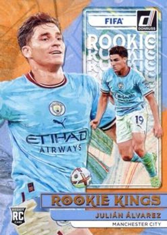 Julian Alvarez 2022 Donruss #23 Rookie Kings - Orange RAW