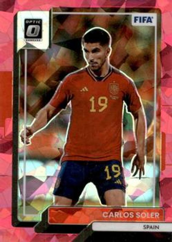 Carlos Soler 2022 Donruss #114 Optic - Pink Ice /25 RAW