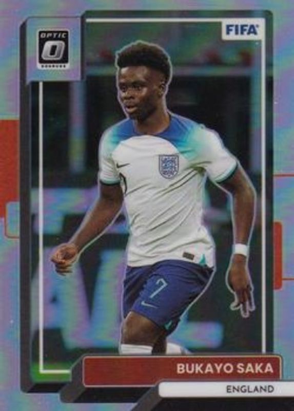 Bukayo Saka 2022 Donruss #26 Optic - Holo RAW