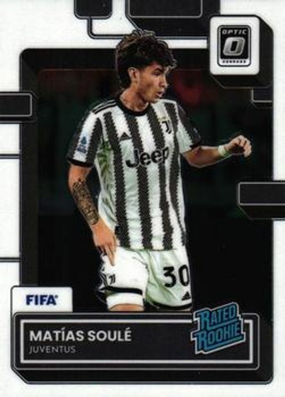 Matias Soule 2022 Donruss #197 Optic Rookie RAW