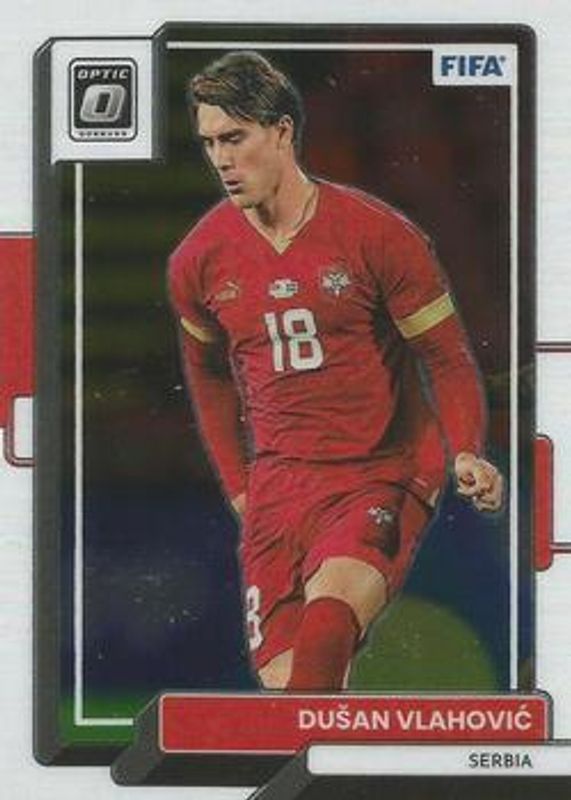 Dusan Vlahovic 2022 Donruss #105 Optic RAW