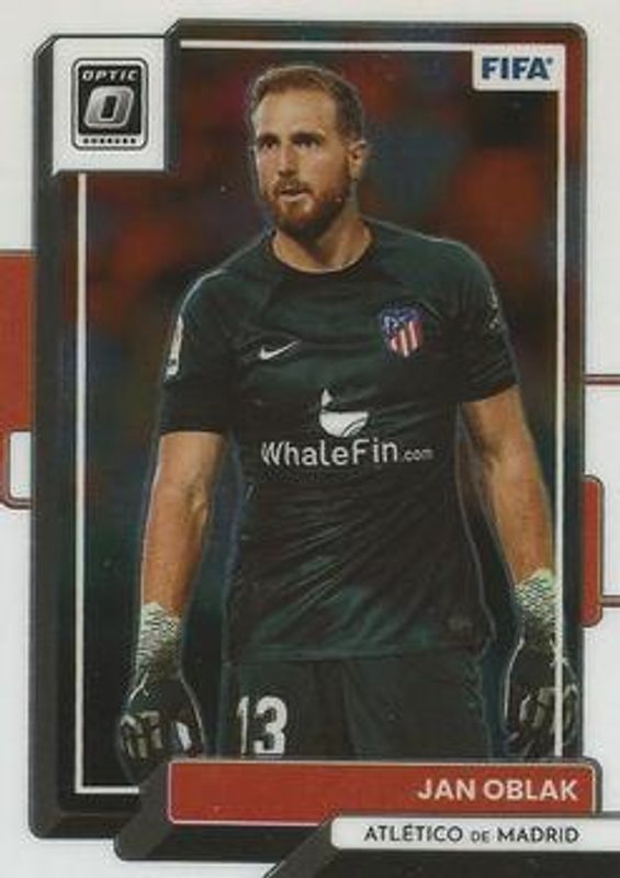 Jan Oblak 2022 Donruss #13 Optic RAW