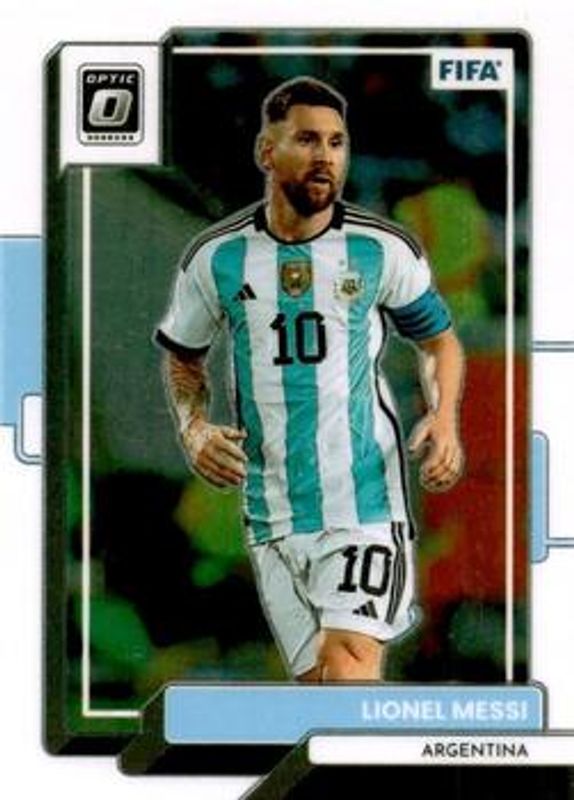 Lionel Messi 2022 Donruss #10 Optic RAW