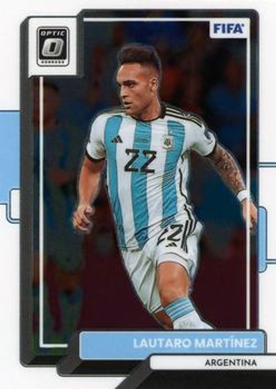 Lautaro Martinez 2022 Donruss #9 Optic RAW