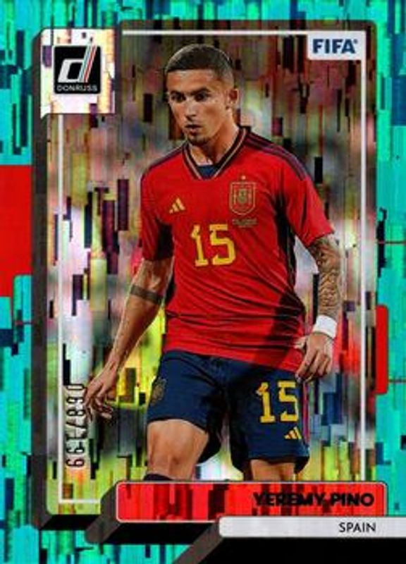 Yeremy Pino 2022 Donruss #118 Teal /199 Rookie RAW