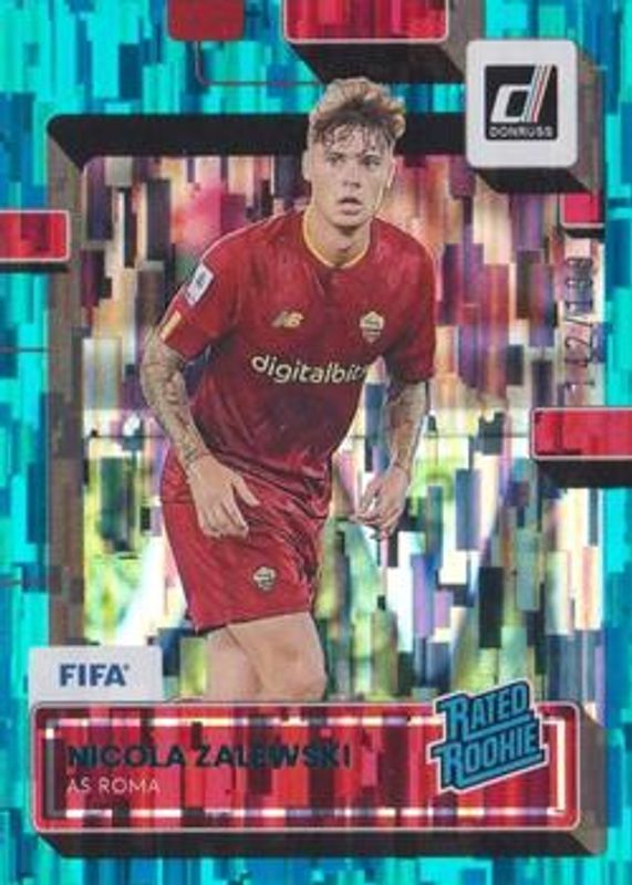 Nicola Zalewski 2022 Donruss #194 Teal /199 Rookie RAW