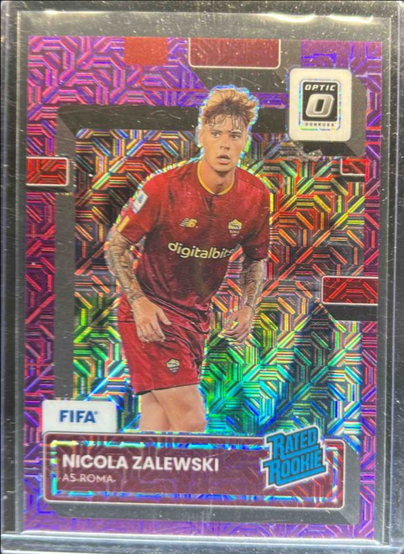 Nicola Zalewski 2022 Donruss #194 Optic - Purple Mojo /25 Rookie RAW
