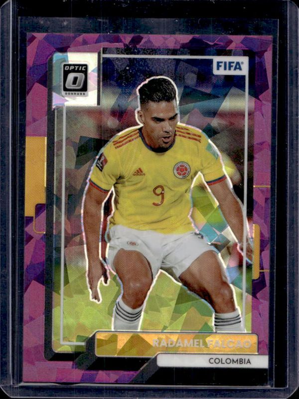 Radamel Falcao 2022 Donruss #151 Optic - Purple Ice /99 RAW