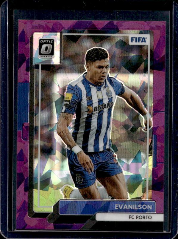Evanilson 2022 Donruss #42 Optic - Purple Ice /99 RAW