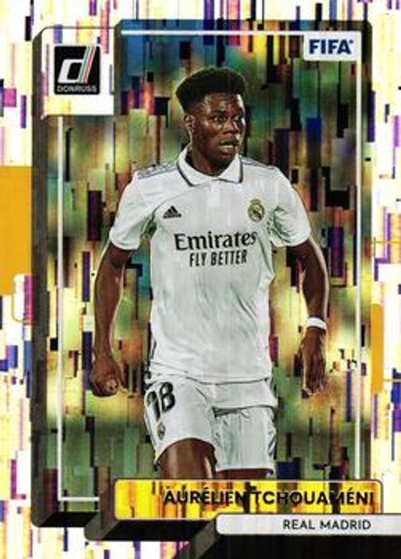 Aurelien Tchouameni 2022 Donruss #52 Silver (Rookie) /349 RAW