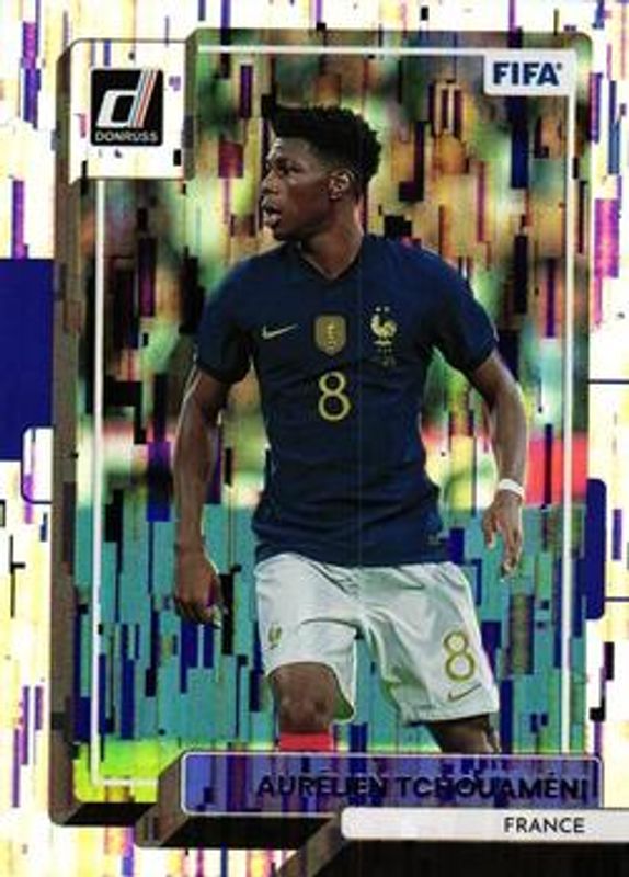 Aurelien Tchouameni 2022 Donruss #46 Silver (Rookie) /349 RAW