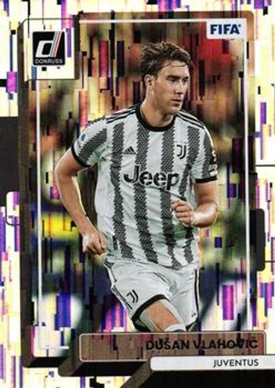 Dusan Vlahovic 2022 Donruss #154 Silver (Rookie) /349 RAW