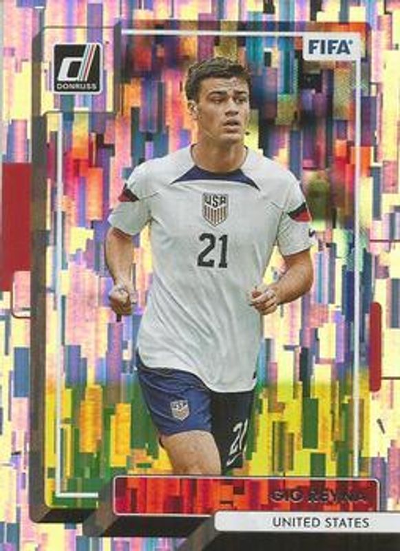 Giovanni Reyna 2022 Donruss #170 Silver (Rookie) /349 RAW