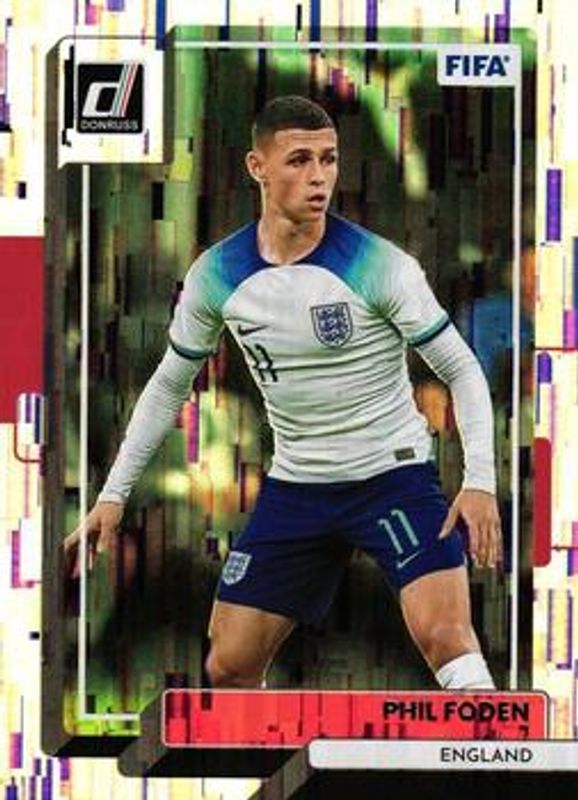 Phil Foden 2022 Donruss #30 Silver (Rookie) /349 RAW
