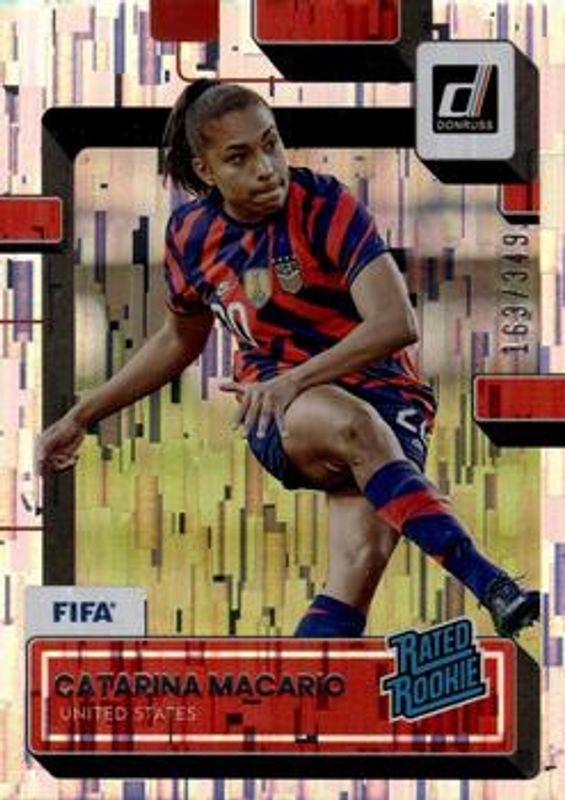 Catarina Macario 2022 Donruss #191 Silver (Rookie) /349 RAW