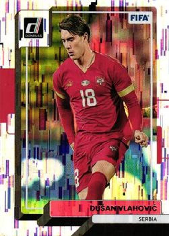 Dusan Vlahovic 2022 Donruss #105 Silver (Rookie) /349 RAW