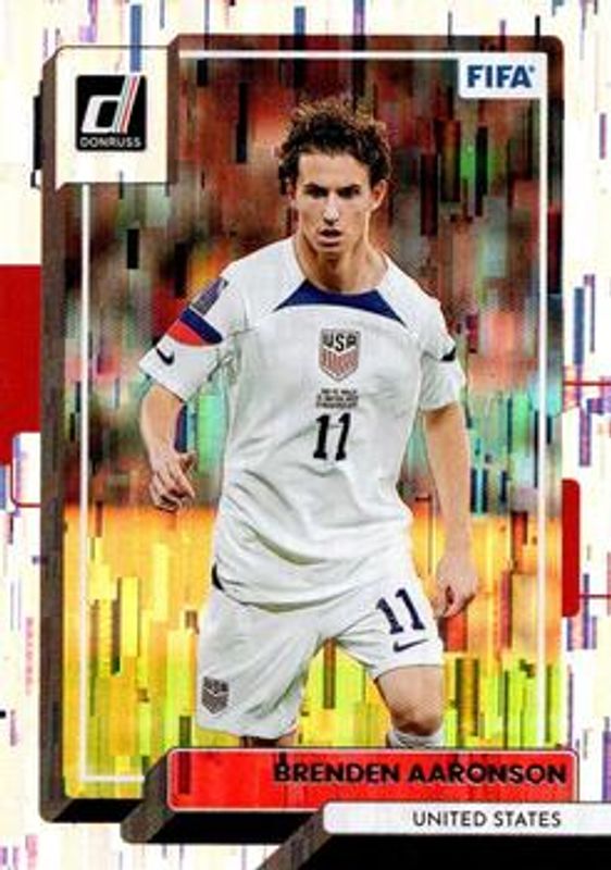 Brenden Aaronson 2022 Donruss #168 Silver (Rookie) /349 RAW