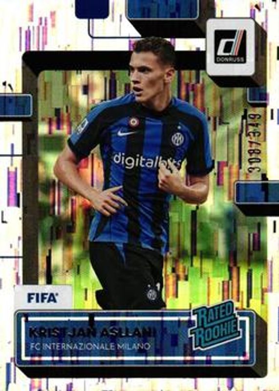 Kristjan Asllani 2022 Donruss #180 Silver (Rookie) /349 RAW