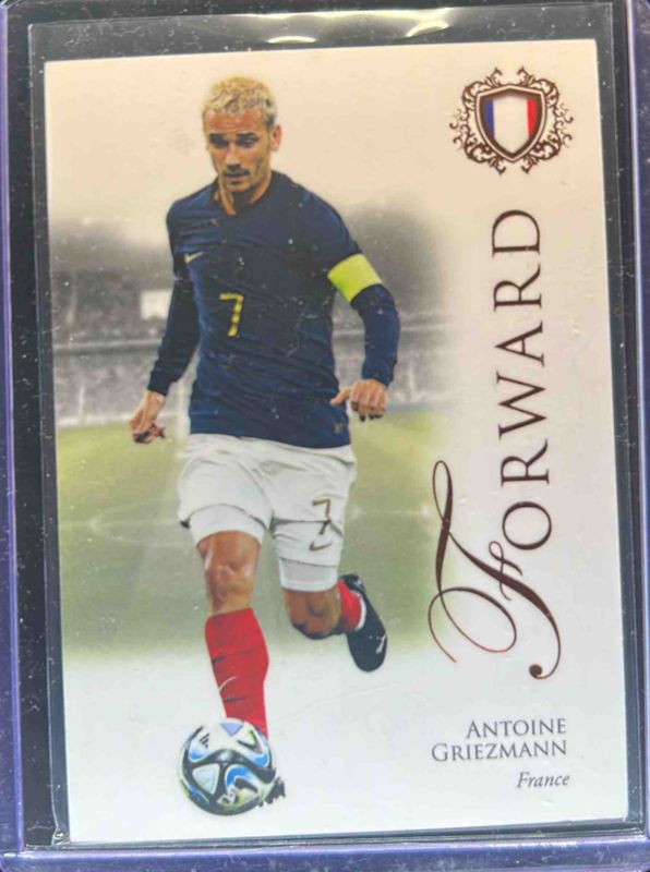 Antoine Griezmann 2023 Futera Unique World Football #067 Orange /62 RAW