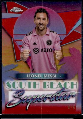 2024 Topps Chrome MLS #SB-9 South Beach Superstar - Red Refractor /5