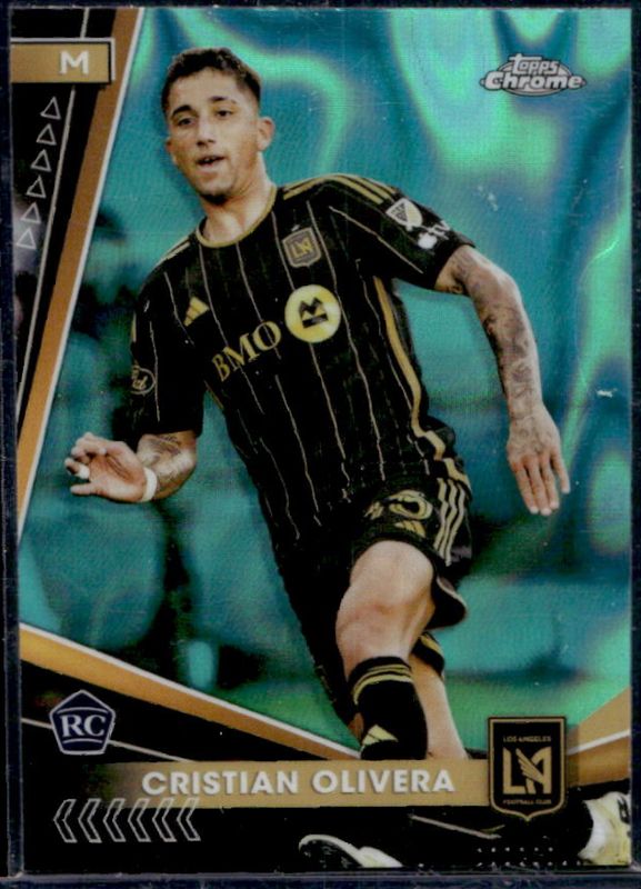2024 Topps Chrome MLS #155 Aqua Lava Refractor