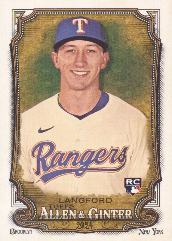 Wyatt Langford 2024 Topps Allen & Ginter #278 Glossy /1 Rookie RAW