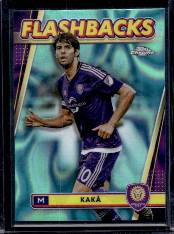 Kaka 2024 Topps Chrome MLS #95 Aqua Lava Refractor RAW