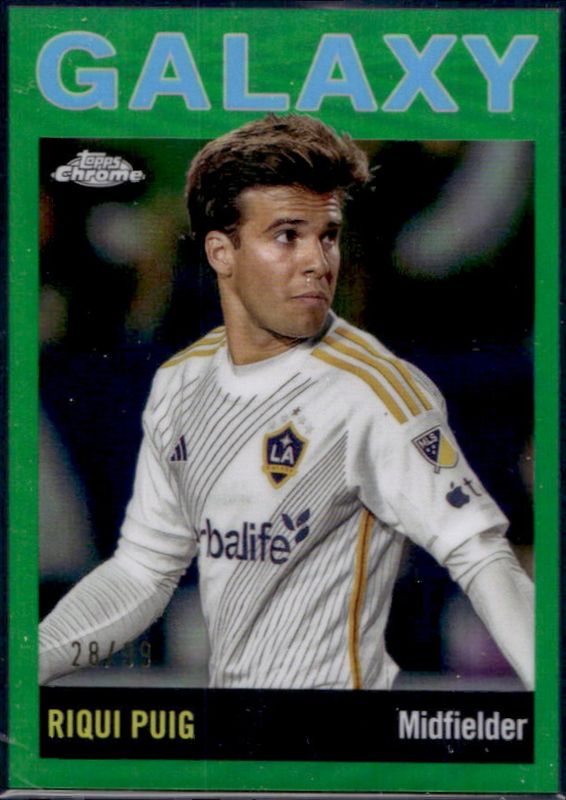 Riqui Puig 2024 Topps Chrome MLS #64T-12 Topps 1964 Football Green - Refractor /99 RAW