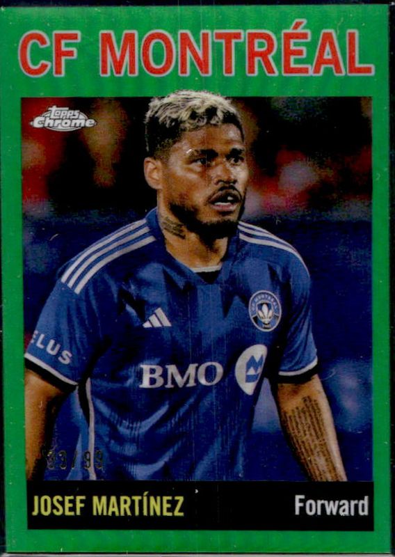 2024 Topps Chrome MLS #64T-19 Topps 1964 Football Green - Refractor /99