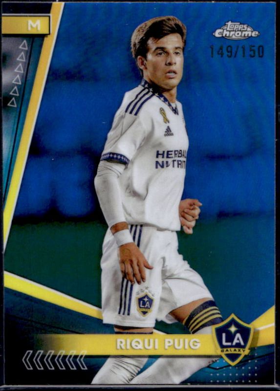 Riqui Puig 2024 Topps Chrome MLS #6 Blue Refractor /150 RAW