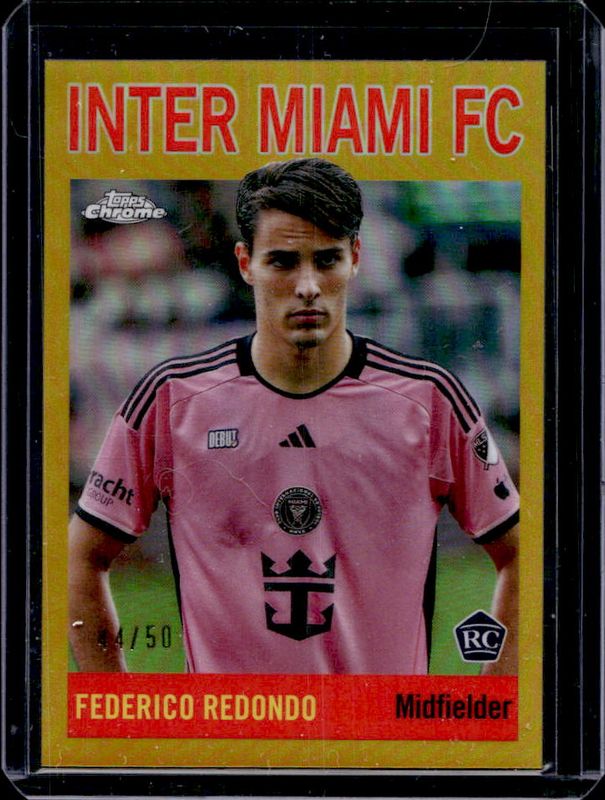 2024 Topps Chrome MLS #64T-2 Topps 1964 Football - Gold Refractor /50