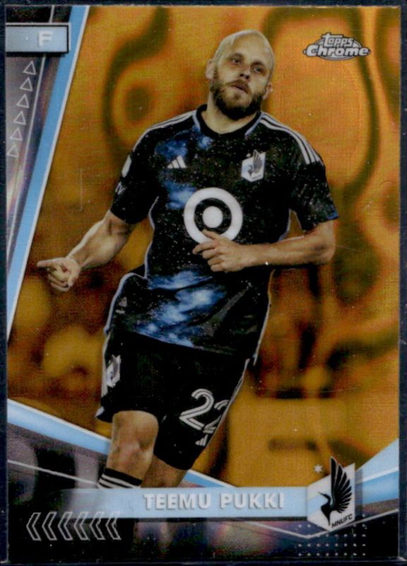 2024 Topps Chrome MLS #64 Gold Lava Refractor