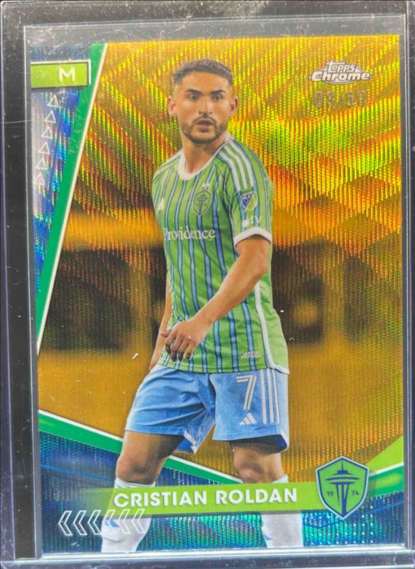 2024 Topps Chrome MLS #124 Gold Wave Refractor /50