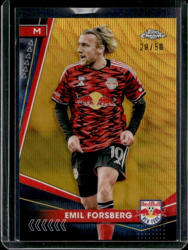 2024 Topps Chrome MLS #101 Gold Wave Refractor /50