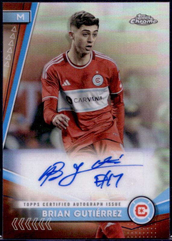 2024 Topps Chrome MLS #CA-BG Chrome Autographs