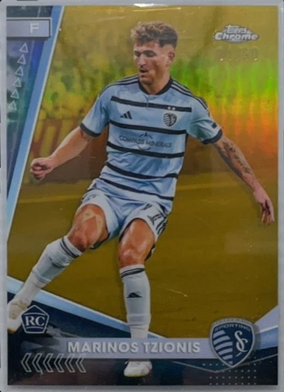 2024 Topps Chrome MLS #140 Gold Refractor /50