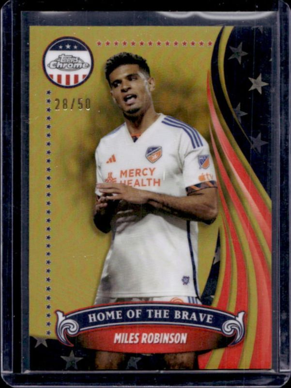 2024 Topps Chrome MLS #BR-3 The Brave - Gold Refractor /50