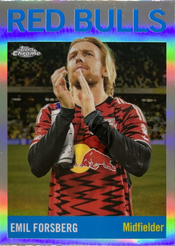 Emil Forsberg 2024 Topps Chrome MLS #64T-14 Topps 1964 Football RAW