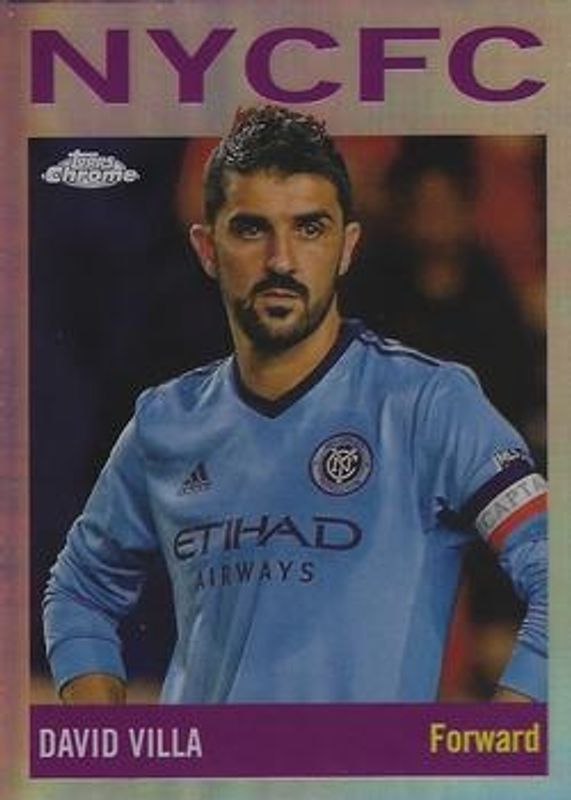 David Villa 2024 Topps Chrome MLS #64T-3 Topps 1964 Football RAW