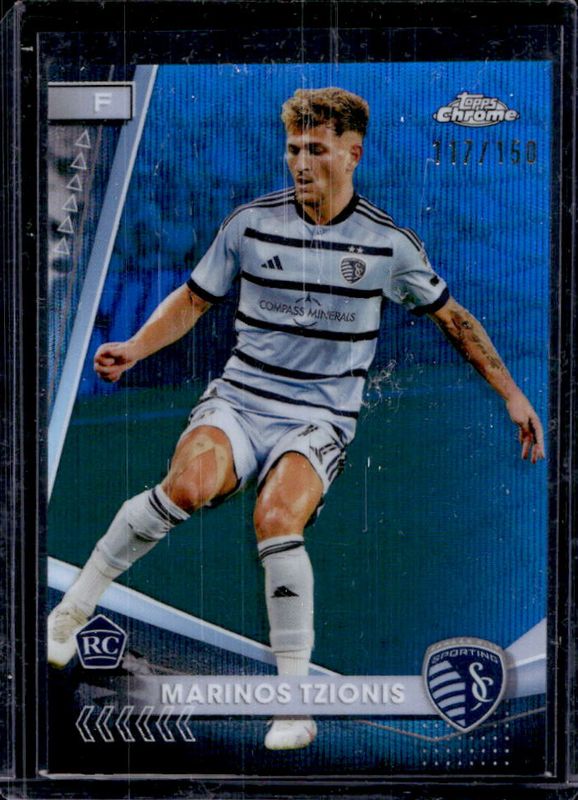 2024 Topps Chrome MLS #140 Blue Wave Refractor /150