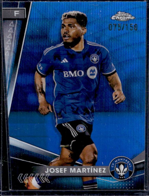 2024 Topps Chrome MLS #63 Blue Wave Refractor /150