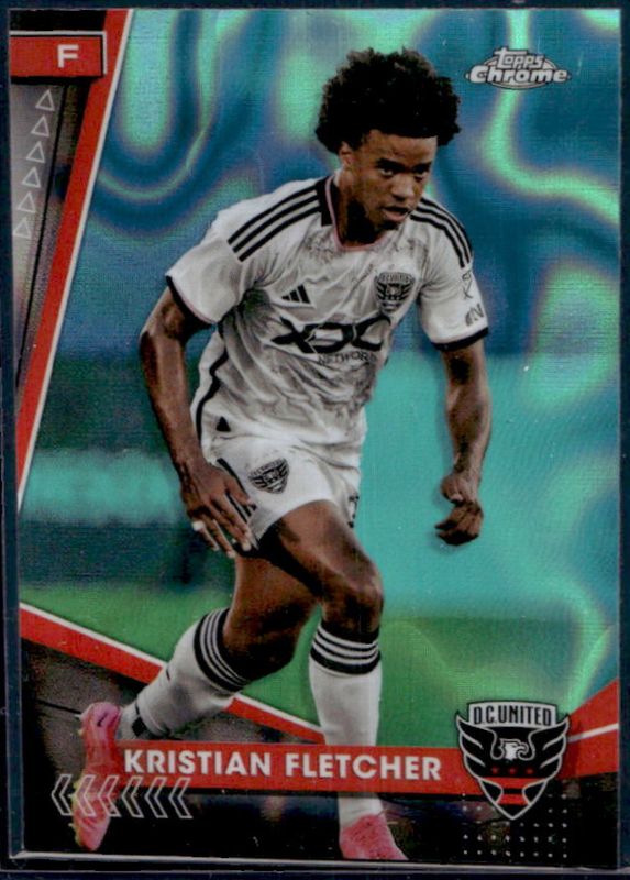 2024 Topps Chrome MLS #65 Aqua Lava Refractor
