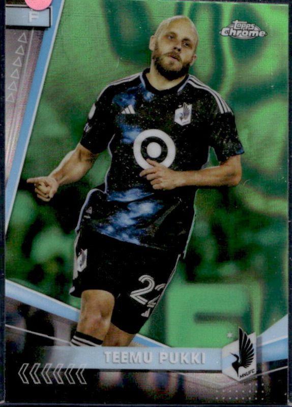 2024 Topps Chrome MLS #64 Neon Green Lava Refractor