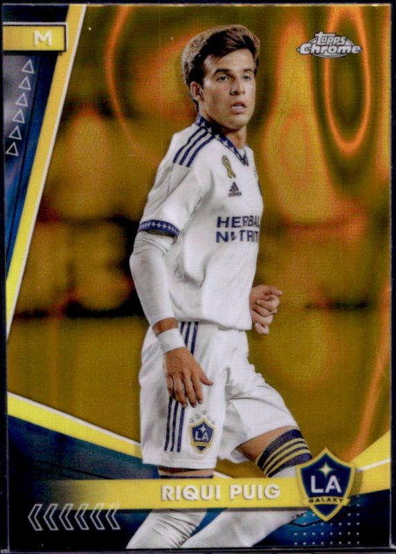 Riqui Puig 2024 Topps Chrome MLS #6 Gold Lava Refractor RAW