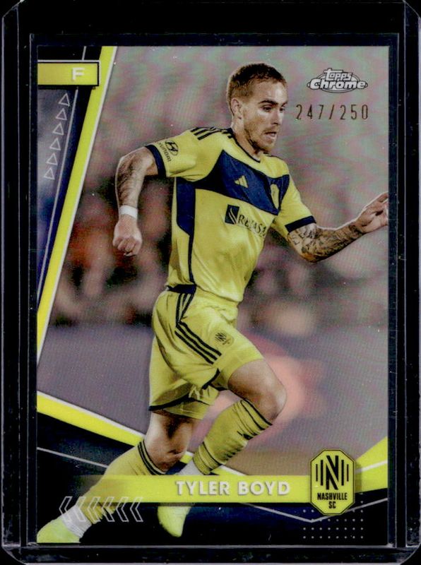 2024 Topps Chrome MLS #87 Rose Gold Refractor /250