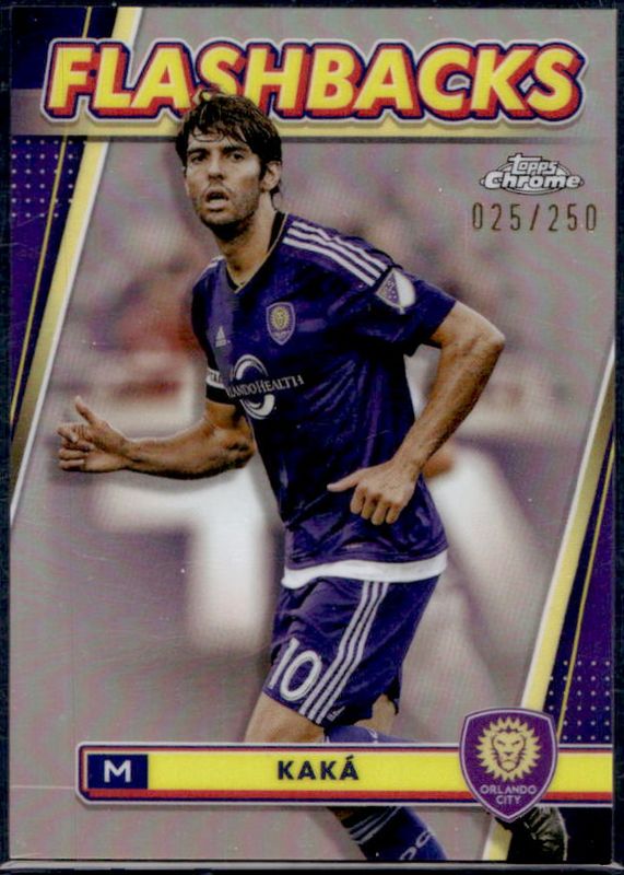 Kaka 2024 Topps Chrome MLS #95 Rose Gold Refractor /250 RAW