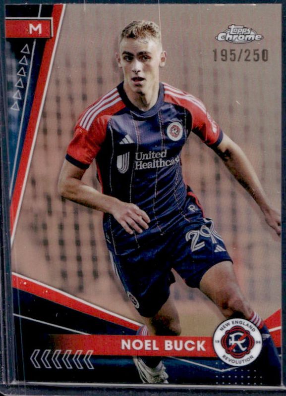 Noel Buck 2024 Topps Chrome MLS #152 Rose Gold Refractor /250 RAW