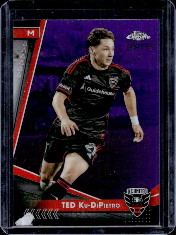 Ted Ku-DiPietro 2024 Topps Chrome MLS #21 Purple Refractor /199 RAW